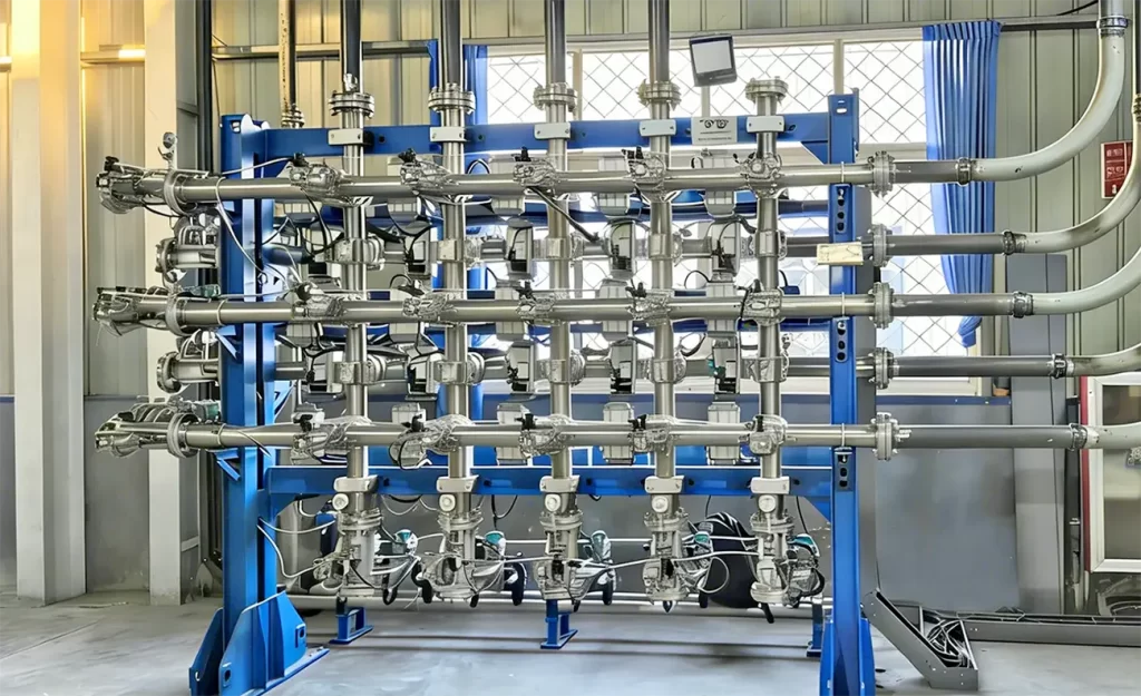 Customized pigging manifold system installation at Haoming
